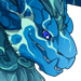 Larimar, a Caribbean/Teal/Abyss Obelisk dragon